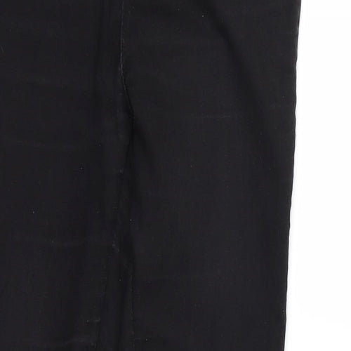 Preworn Womens Black  Denim Skinny Jeans Size 30 in L30 in