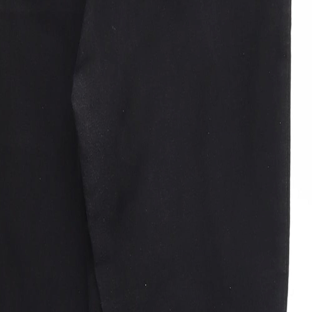 Preworn Womens Black  Denim Skinny Jeans Size 30 in L30 in