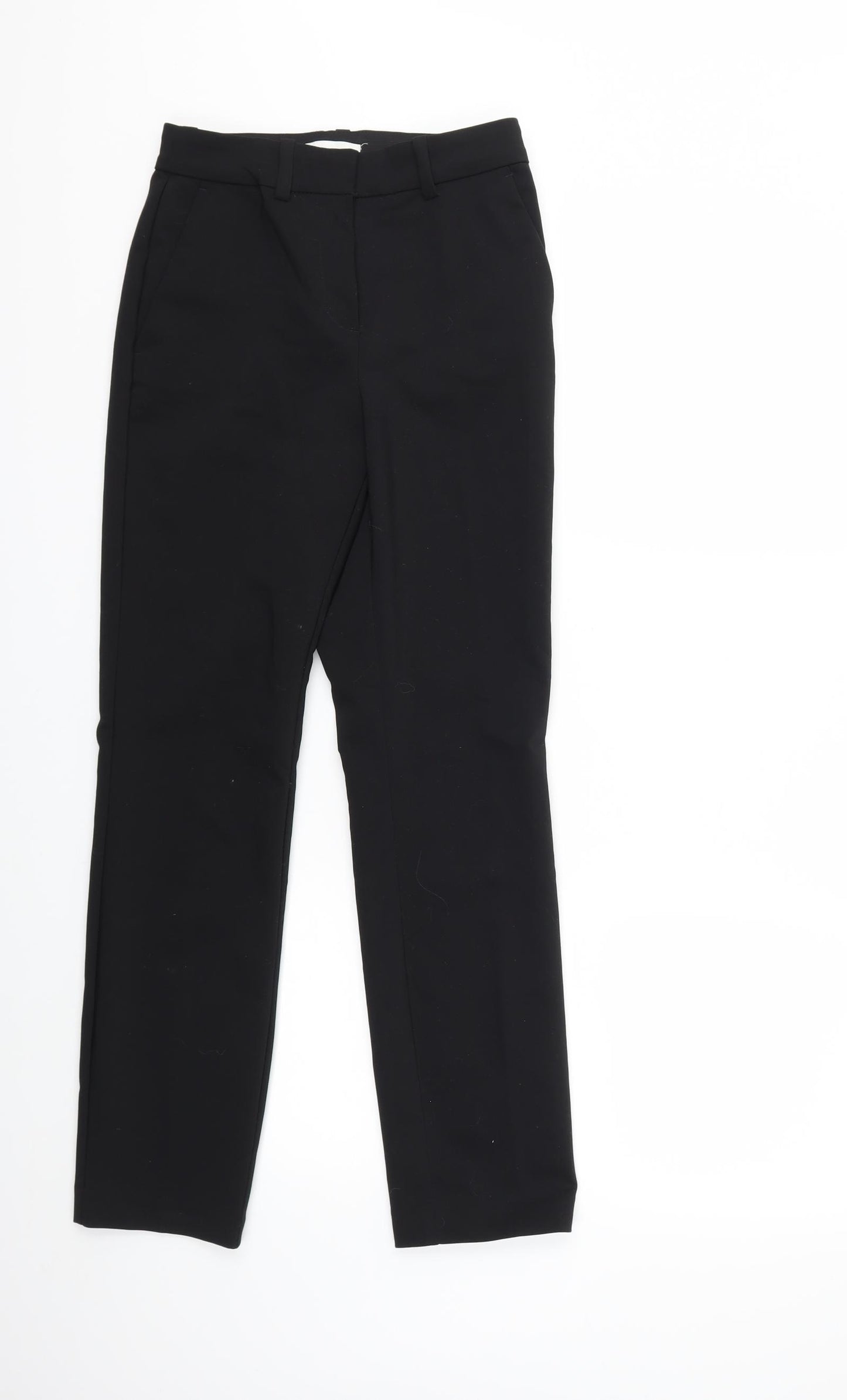 H&M Womens Black   Trousers  Size 6 L27 in