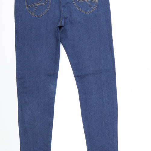 Denim & Co. Womens Blue  Denim Jegging Jeans Size 14 L29 in