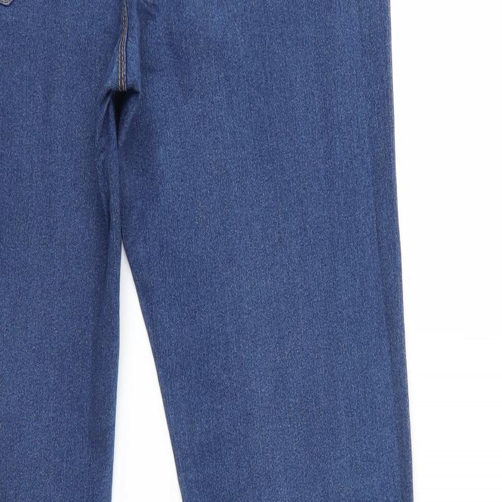 Denim & Co. Womens Blue  Denim Jegging Jeans Size 14 L29 in