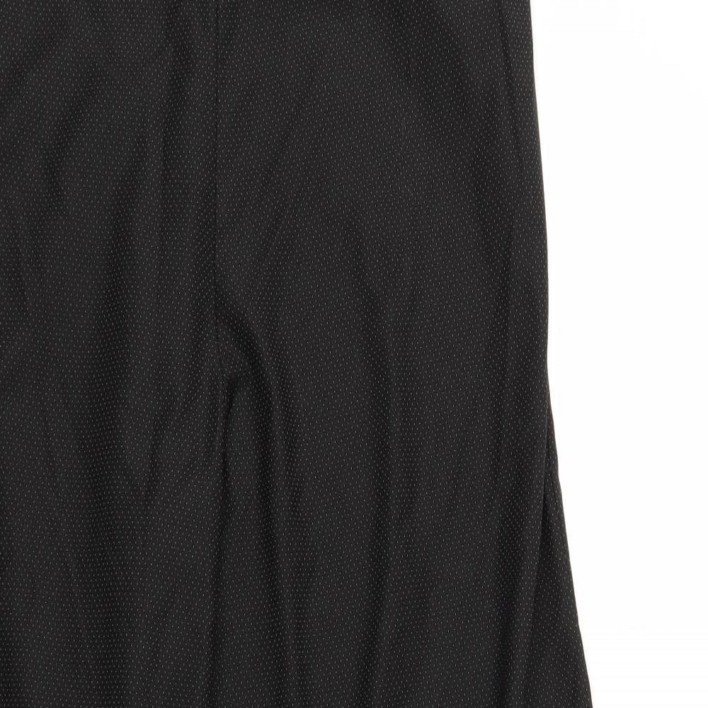 Evans Womens Black   Trousers  Size 26 L29 in
