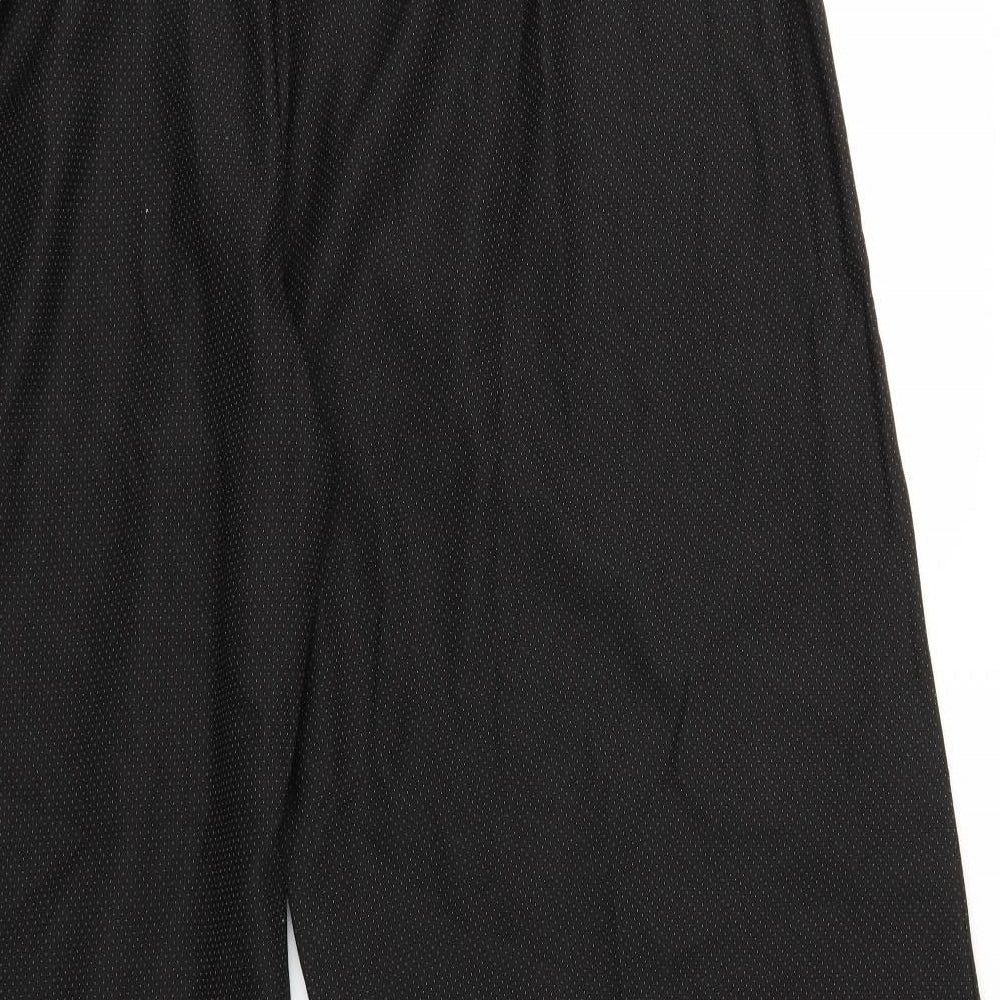 Evans Womens Black   Trousers  Size 26 L29 in