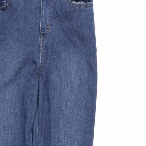Denim & Co. Womens Blue  Denim Skinny Jeans Size 12 L27 in