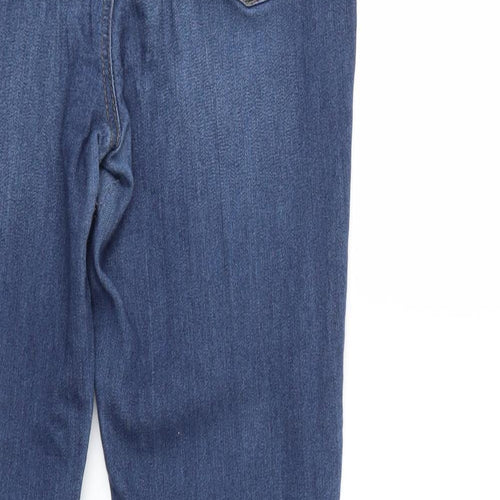 Denim & Co. Womens Blue  Denim Skinny Jeans Size 12 L27 in