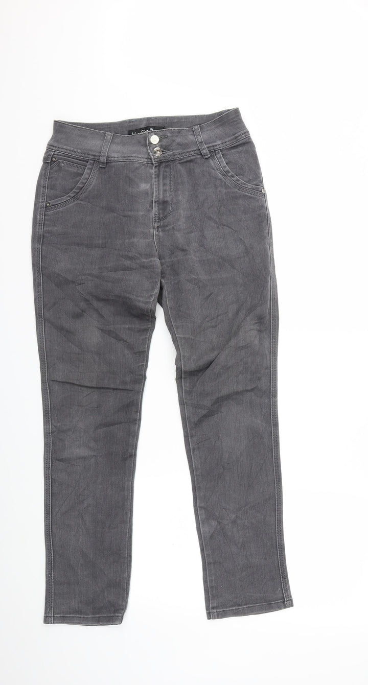 Yazz Collection Womens Grey Denim Skinny Jeans Size 30 in L29 in