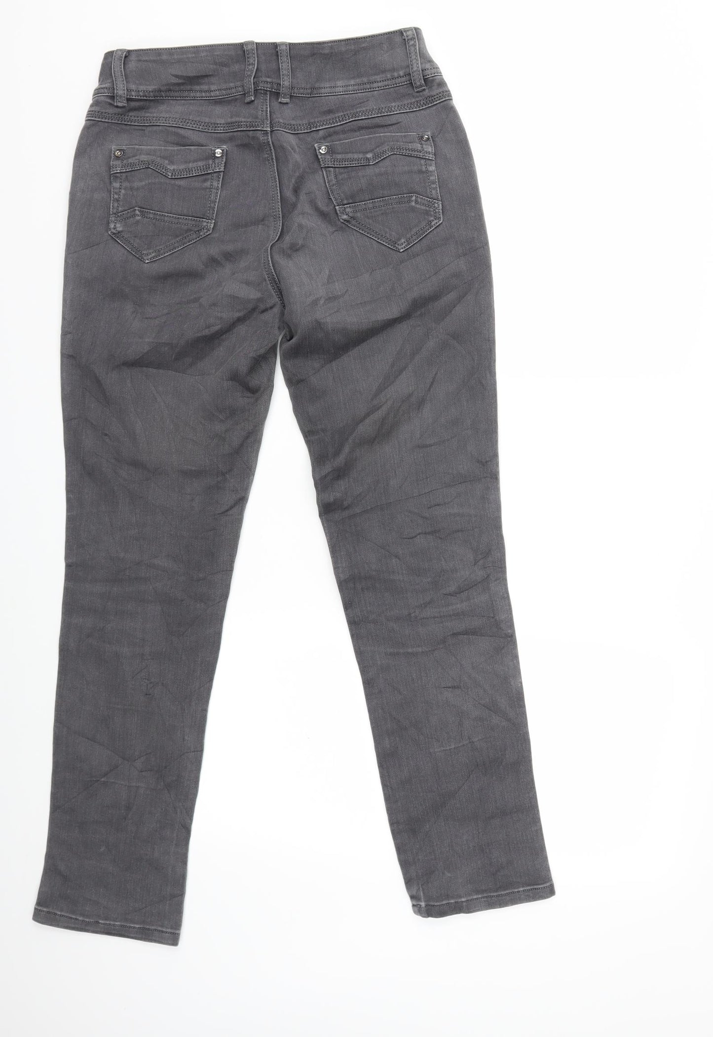 Yazz Collection Womens Grey  Denim Skinny Jeans Size 30 in L29 in