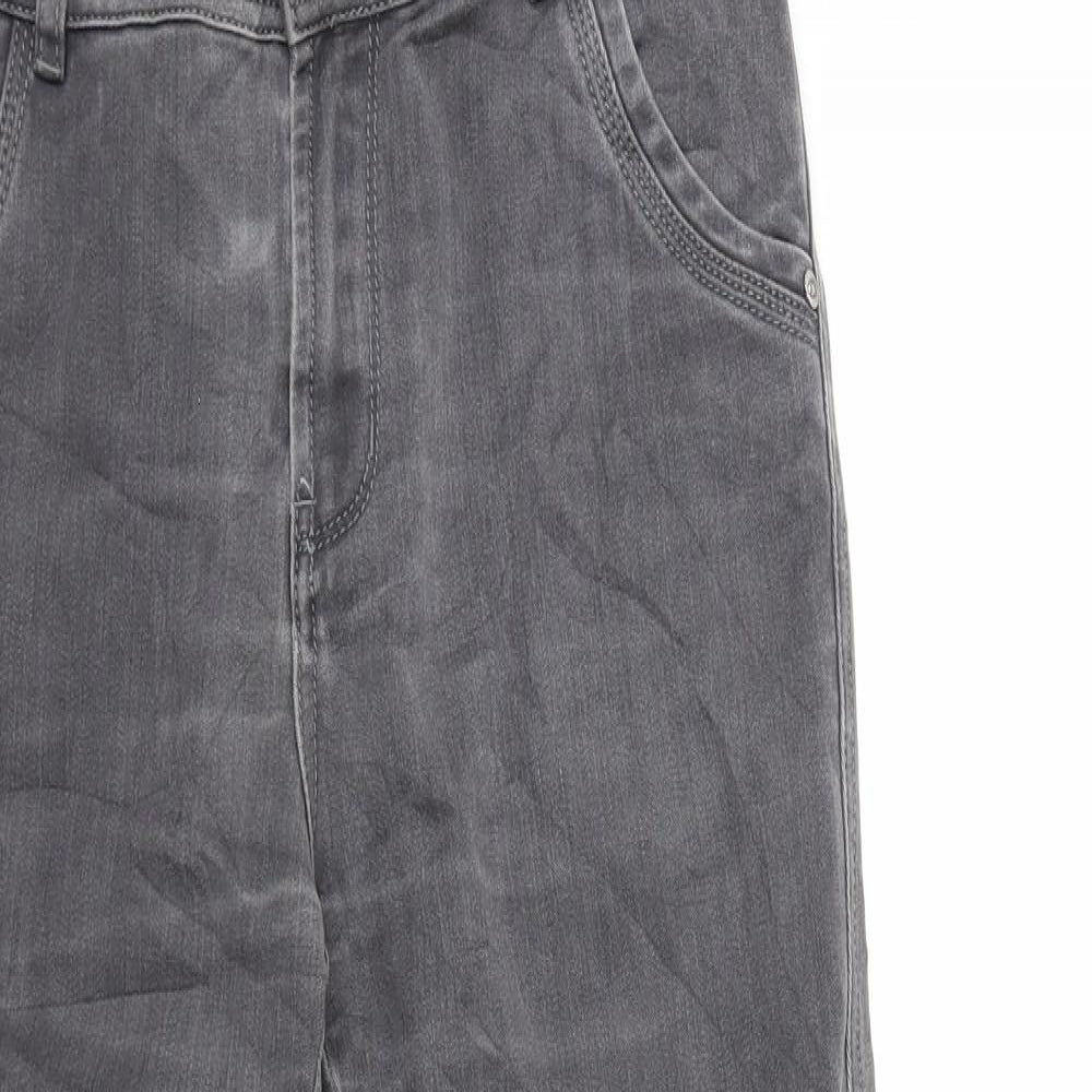 Yazz Collection Womens Grey  Denim Skinny Jeans Size 30 in L29 in