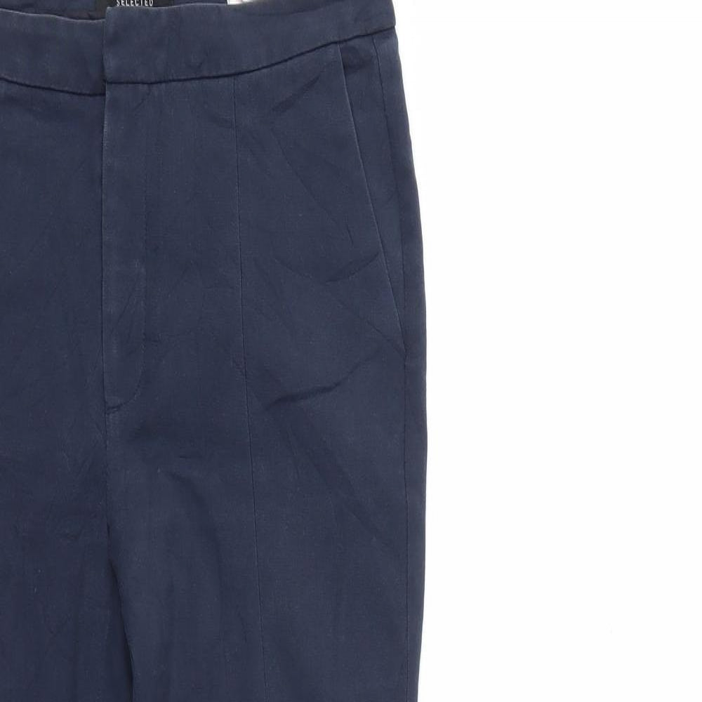 Selected Femme Womens Blue   Trousers  Size 8 L27 in