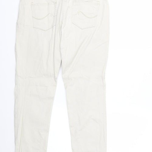 NEXT Womens Beige  Denim Skinny Jeans Size 14 L29 in