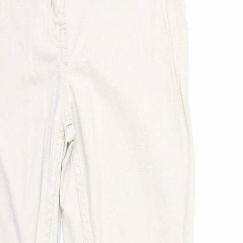 NEXT Womens Beige  Denim Skinny Jeans Size 14 L29 in
