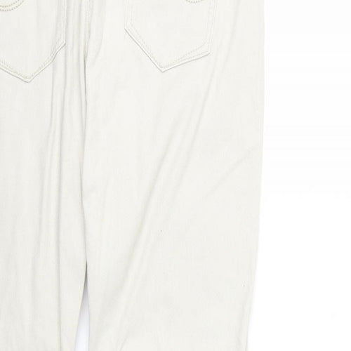 NEXT Womens Beige  Denim Skinny Jeans Size 14 L29 in