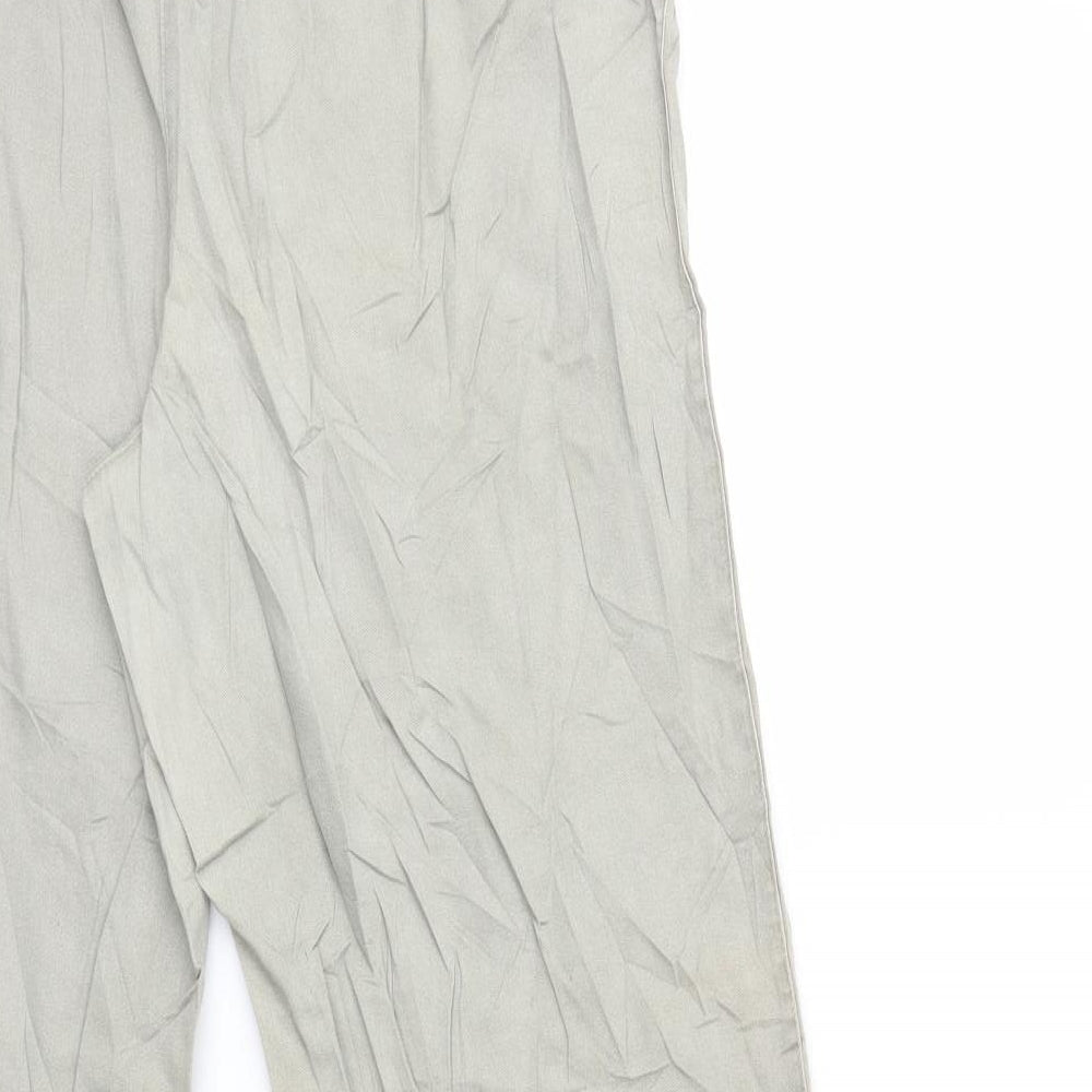 Preworn Womens Grey   Trousers  Size 34 in L29 in