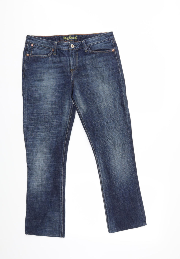 POLO Jeans company Womens Blue Denim Skinny Jeans Size 30 in L26 in