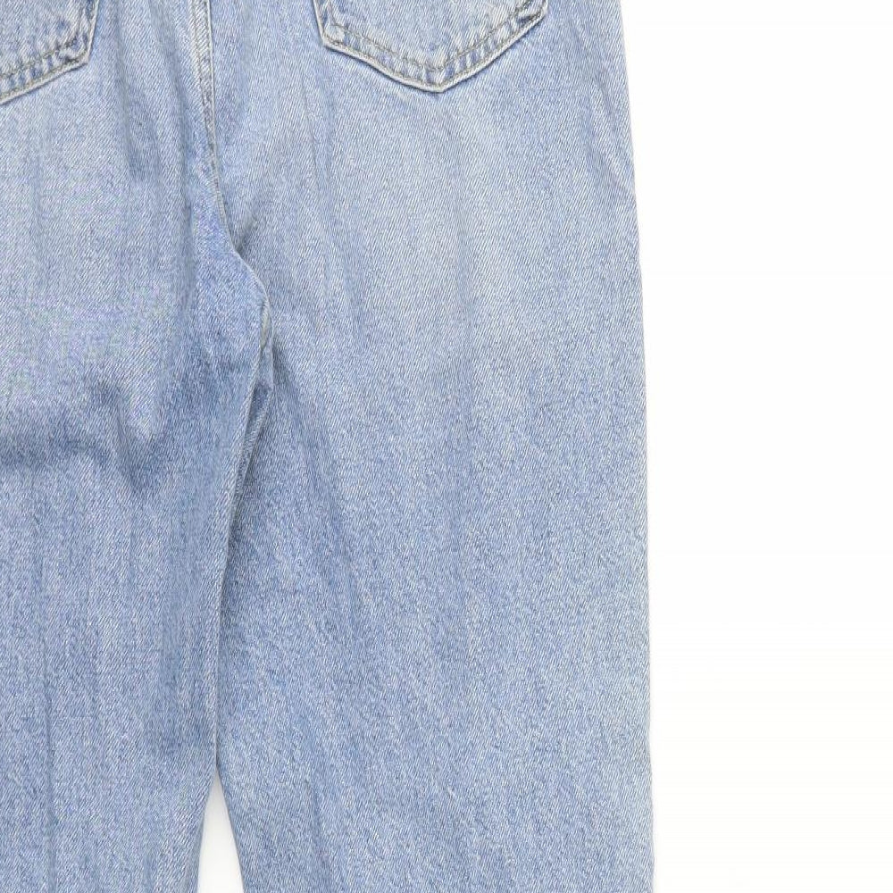 River Island Womens Blue  Denim Straight Jeans Size 12 L28 in