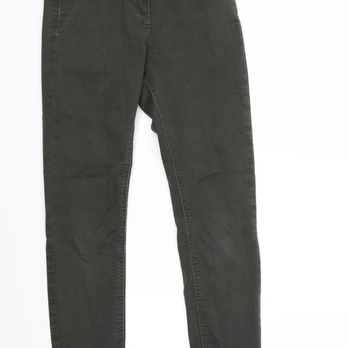 Preworn Womens Green  Denim Skinny Jeans Size 8 L26 in