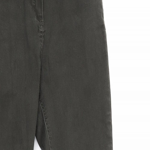 Preworn Womens Green  Denim Skinny Jeans Size 8 L26 in