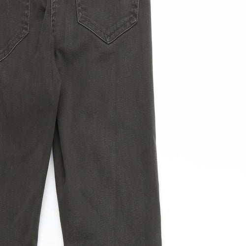 Preworn Womens Green  Denim Skinny Jeans Size 8 L26 in