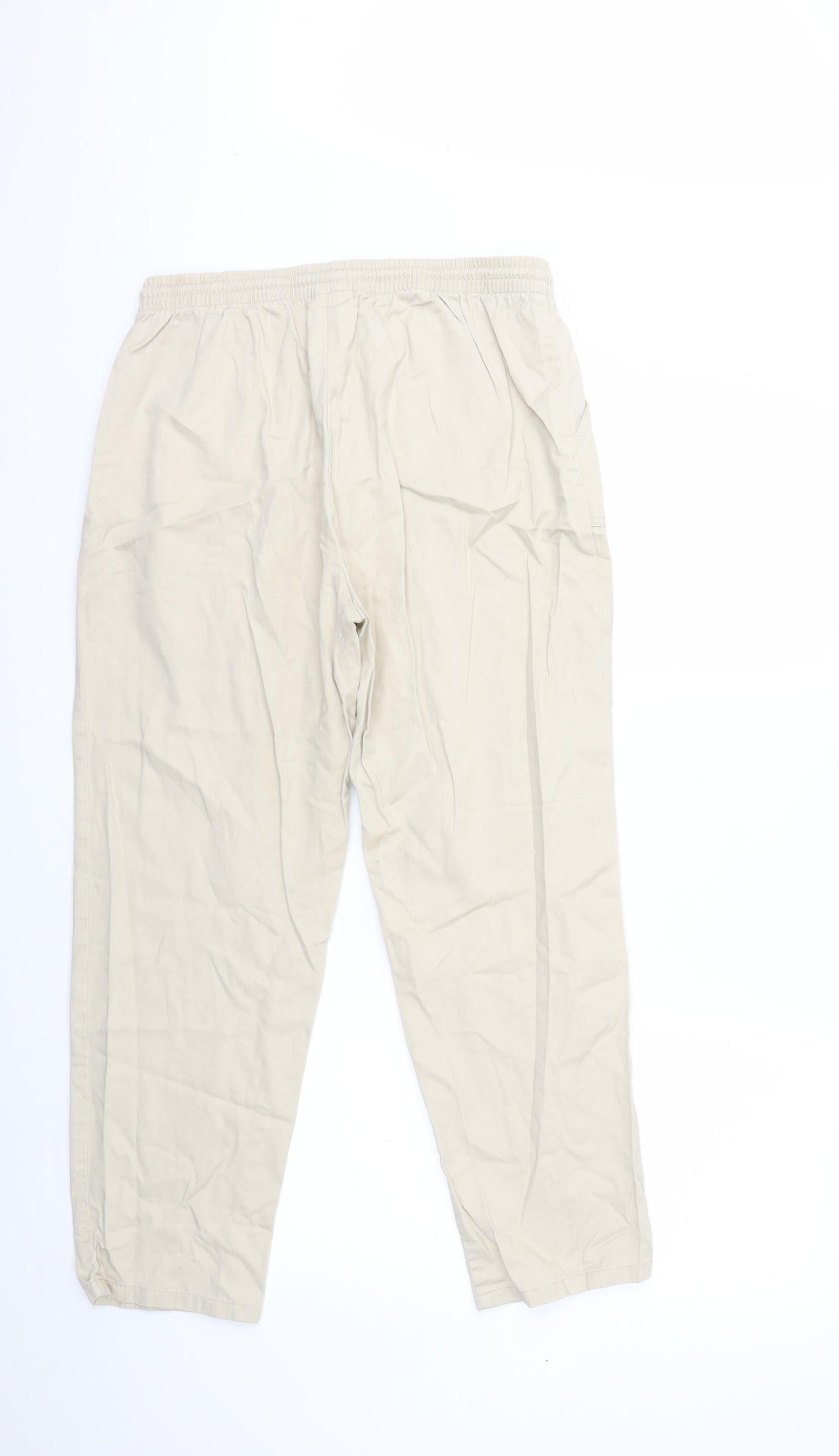 Damart Womens Beige   Trousers  Size 14 L26 in