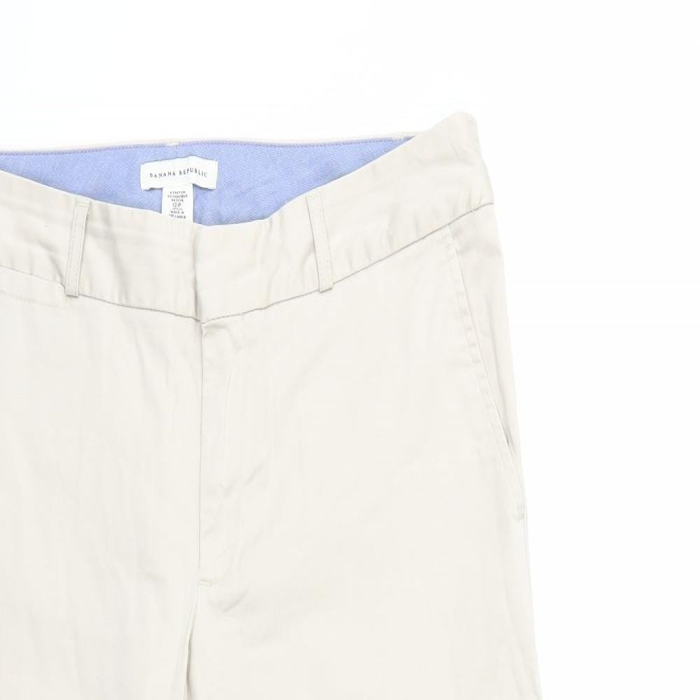Banana Republic Womens Beige   Cropped Trousers Size 12 L22 in
