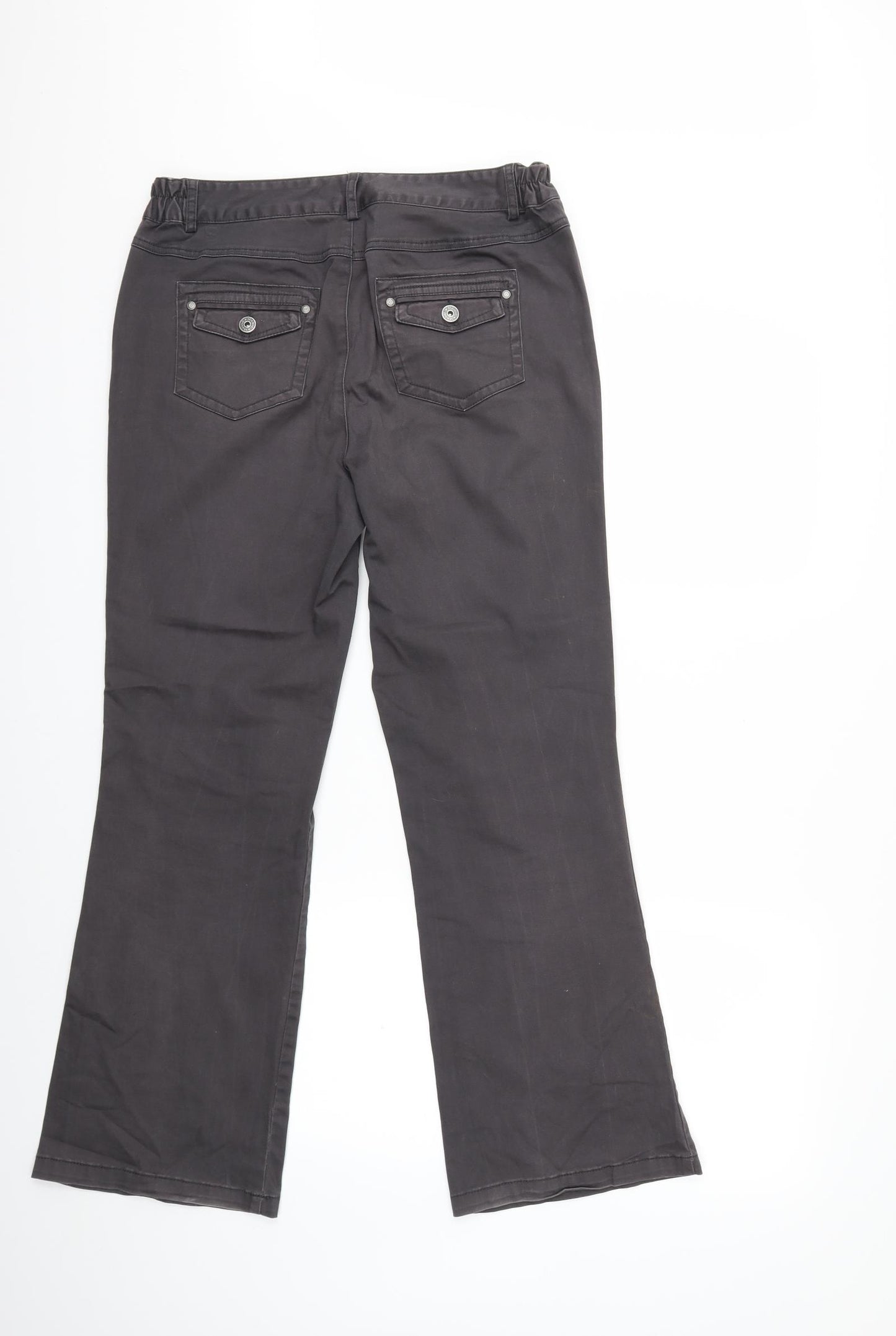 Maine Womens Grey   Trousers  Size 12 L28 in