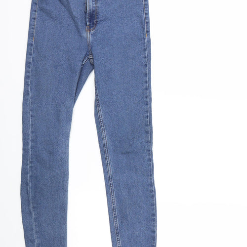 Bershka Womens Blue  Denim Skinny Jeans Size 10 L26 in
