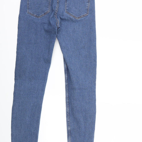 Bershka Womens Blue  Denim Skinny Jeans Size 10 L26 in