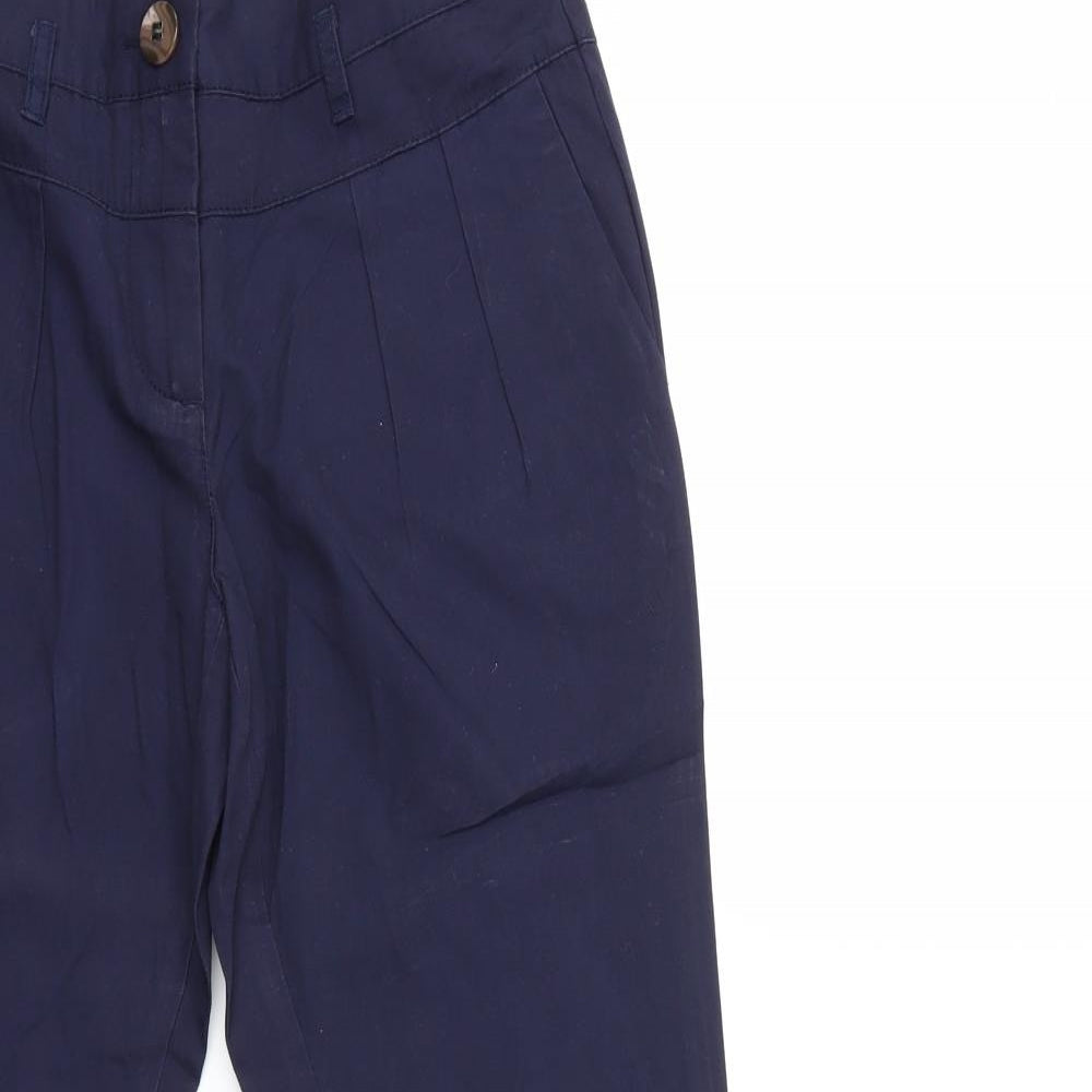 NEXT Womens Blue   Trousers  Size 8 L26 in