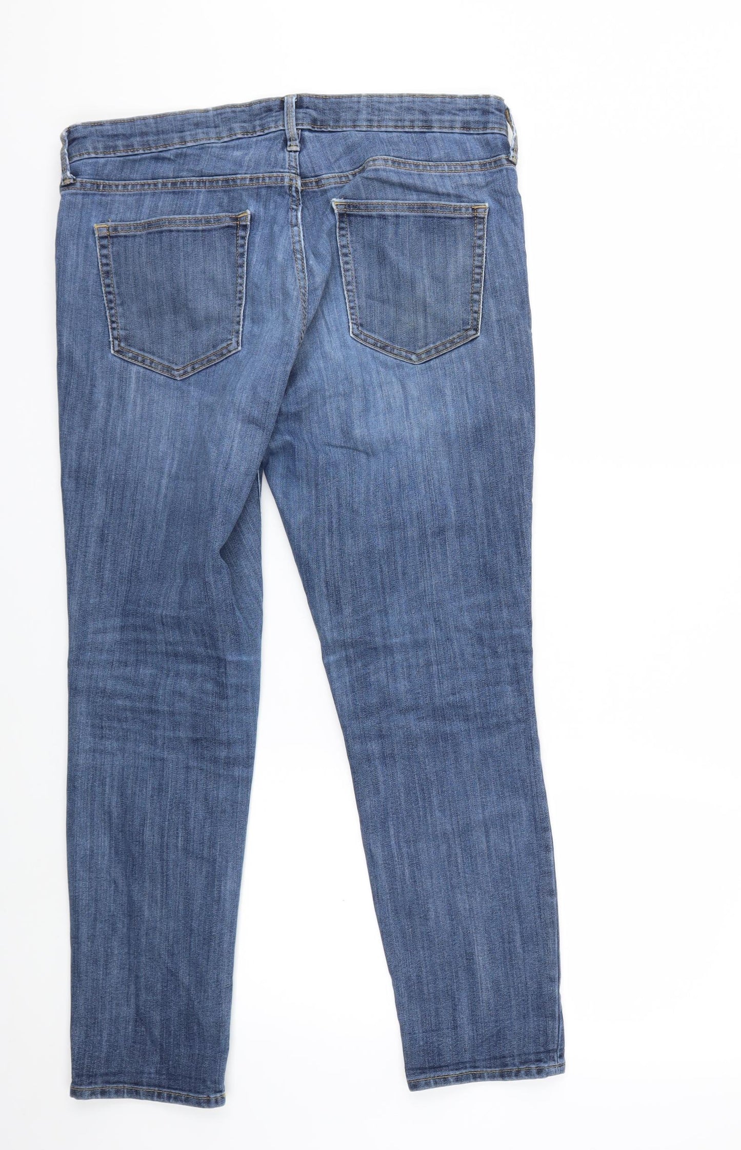 Gap Womens Blue  Denim Skinny Jeans Size 16 L27 in