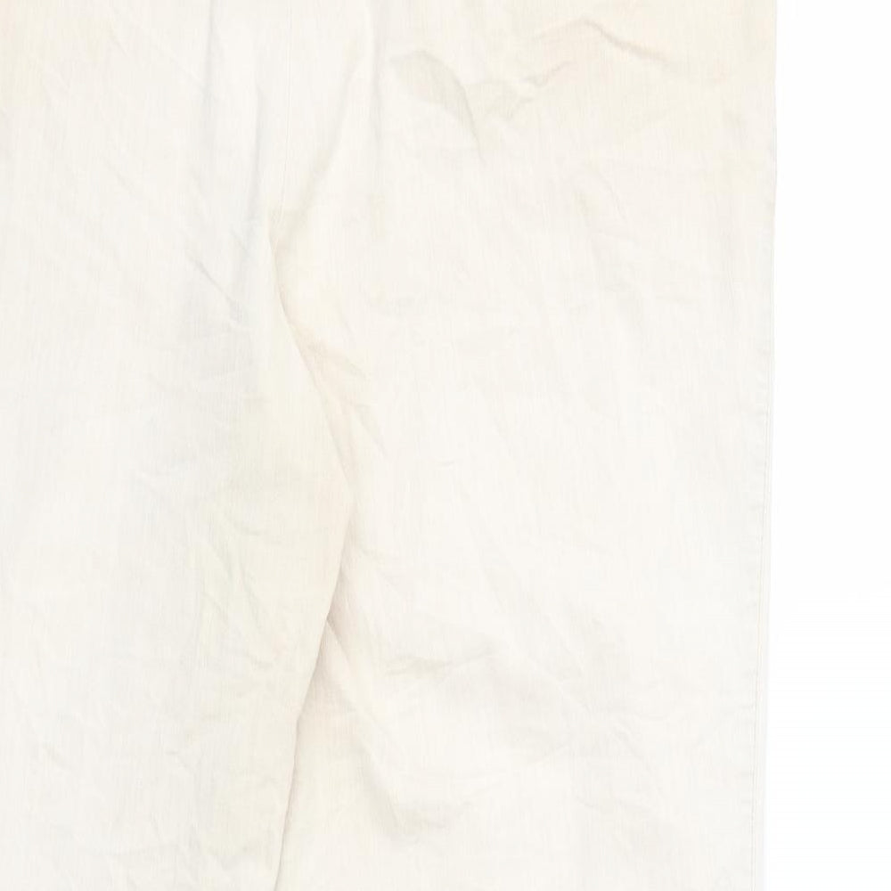 Preworn Womens Beige   Trousers  Size 26 L25 in
