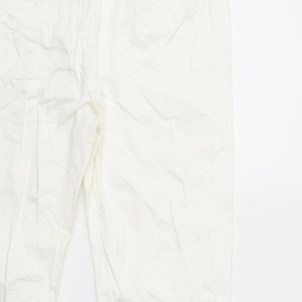KappAhI Womens White   Trousers  Size 18 L27 in
