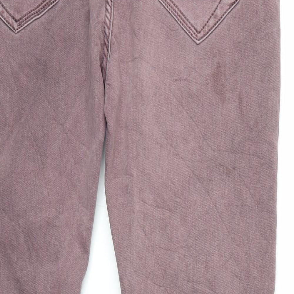 Sublevel Womens Pink  Denim Skinny Jeans Size S L27 in