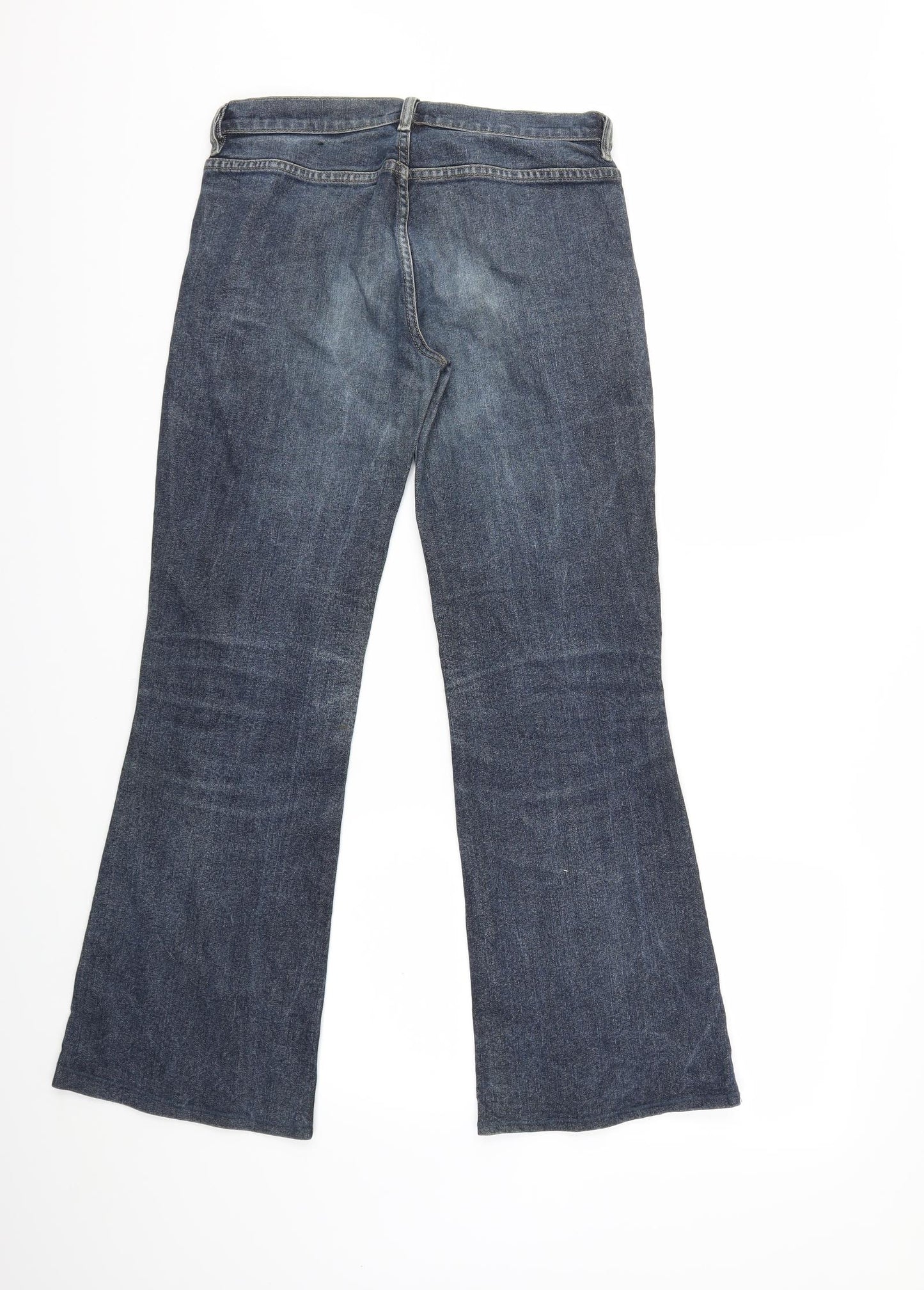 Diesel Womens Blue  Denim Flared Jeans Size 28 in L29 in