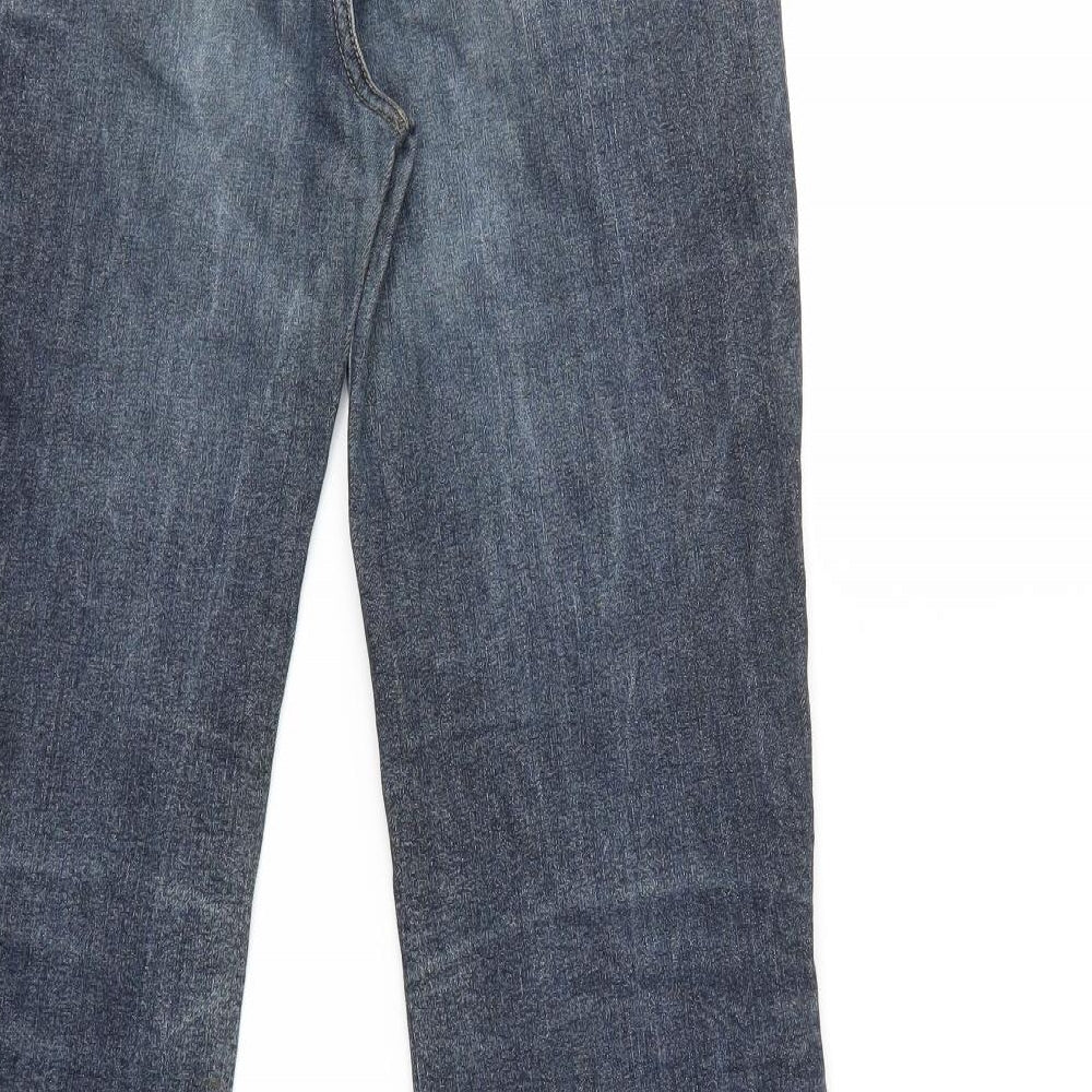 Diesel Womens Blue  Denim Flared Jeans Size 28 in L29 in