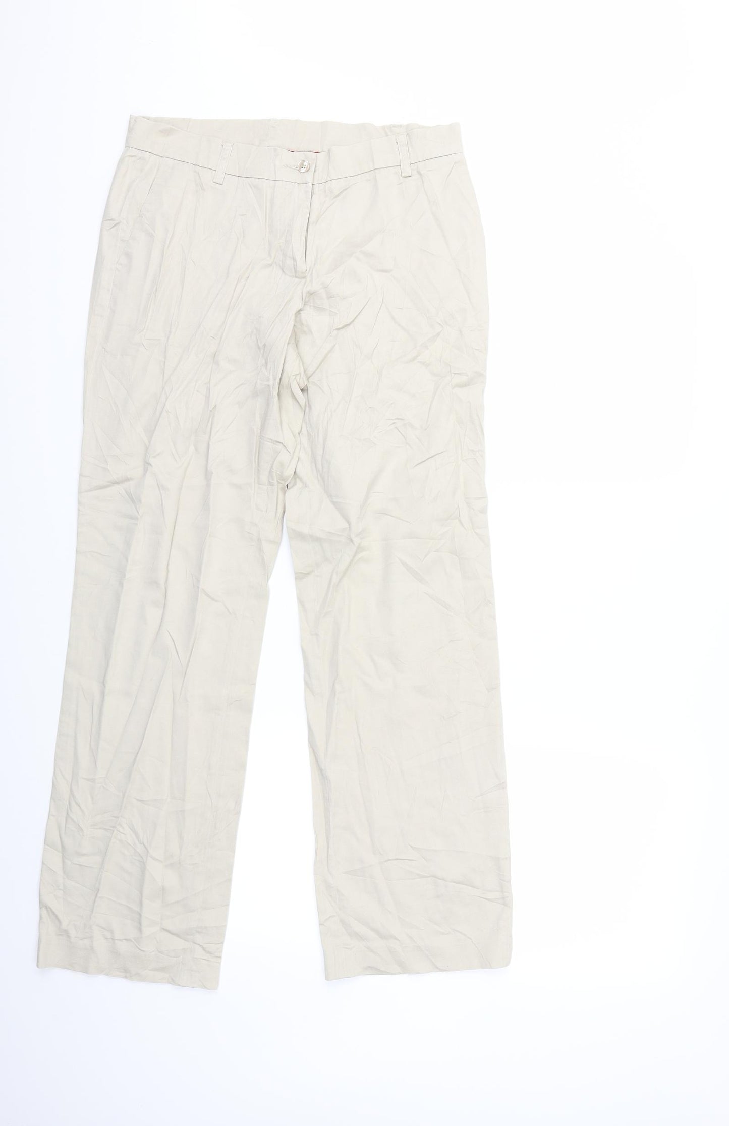 Preworn Womens Beige   Trousers  Size 30 in L29 in