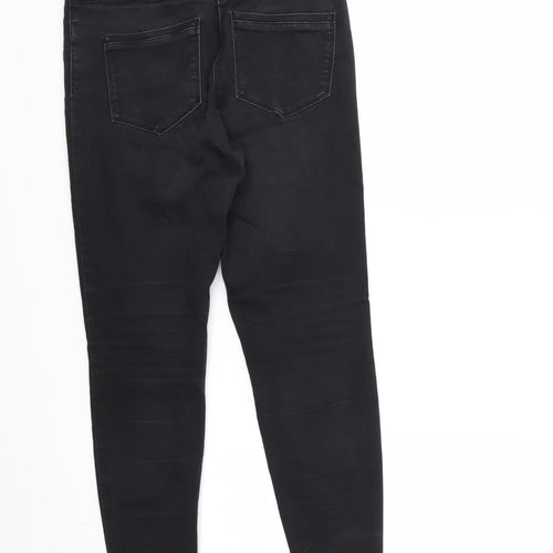 Papaya Womens Black  Denim Skinny Jeans Size 10 L26 in