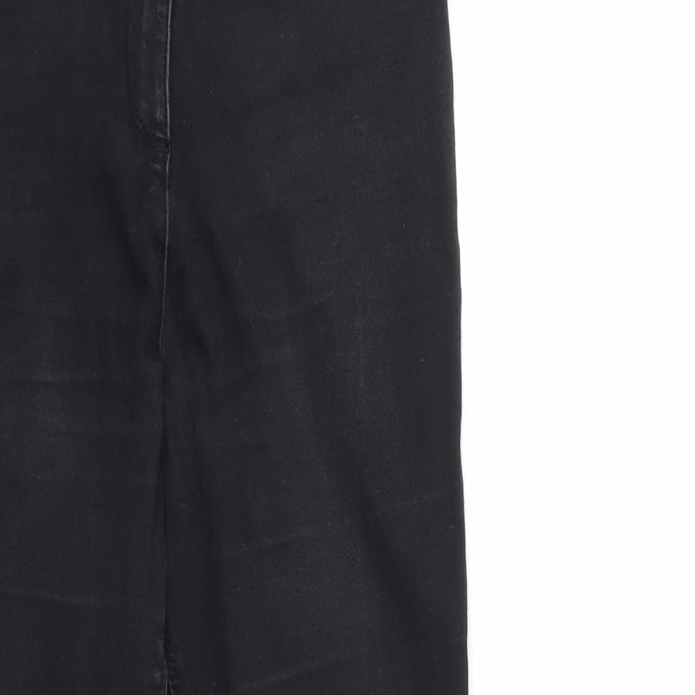 Papaya Womens Black  Denim Skinny Jeans Size 10 L26 in