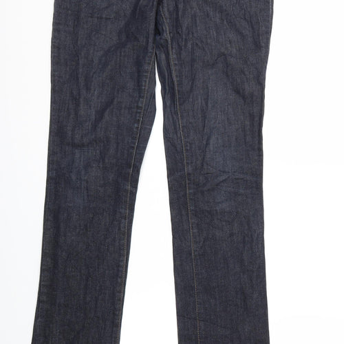 VERO MODA Womens Blue  Denim Straight Jeans Size 30 in L32 in