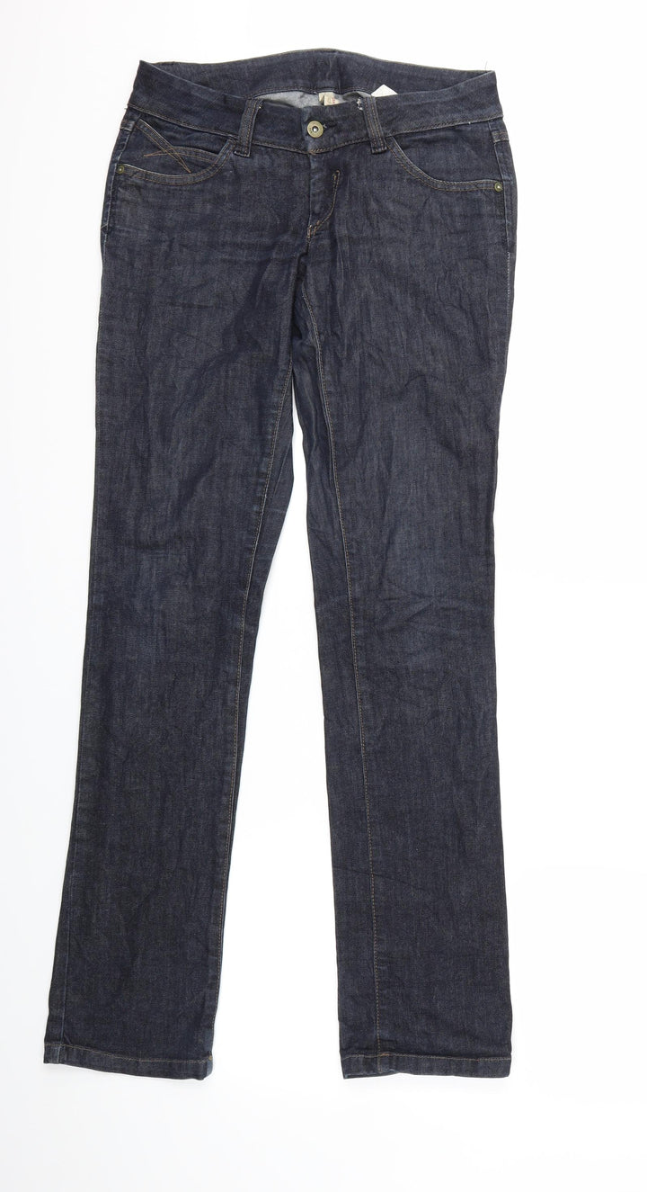 VERO MODA Womens Blue  Denim Straight Jeans Size 30 in L32 in