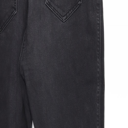Very Womens Black  Denim Skinny Jeans Size 16 L26 in