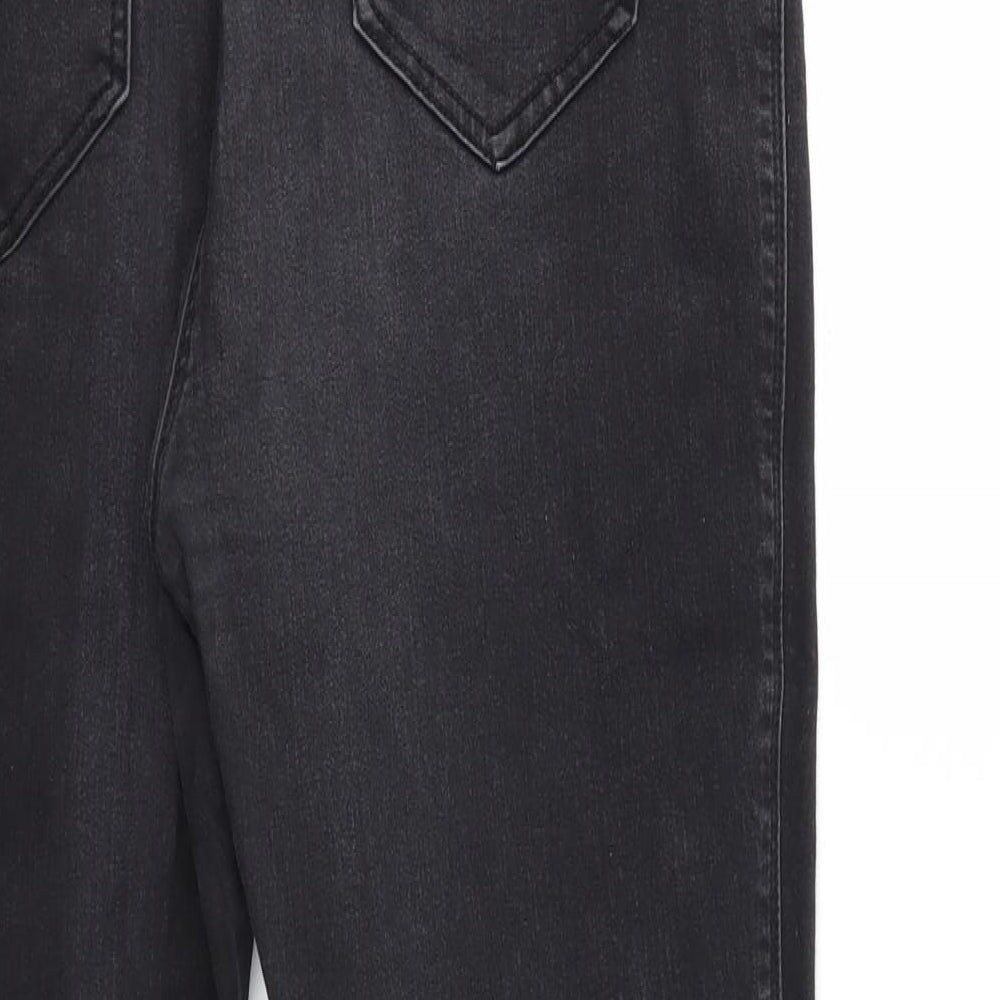 Very Womens Black  Denim Skinny Jeans Size 16 L26 in