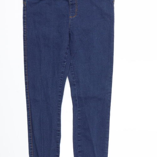 Denim & Co. Womens Blue  Denim Skinny Jeans Size 14 L25 in