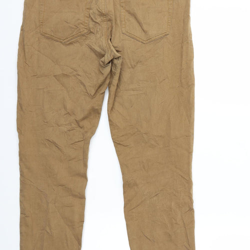 free quent Mens Brown  Denim Skinny Jeans Size L L29 in