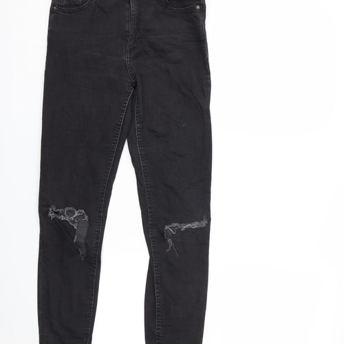 Bershka Womens Blue  Denim Skinny Jeans Size 10 L28 in