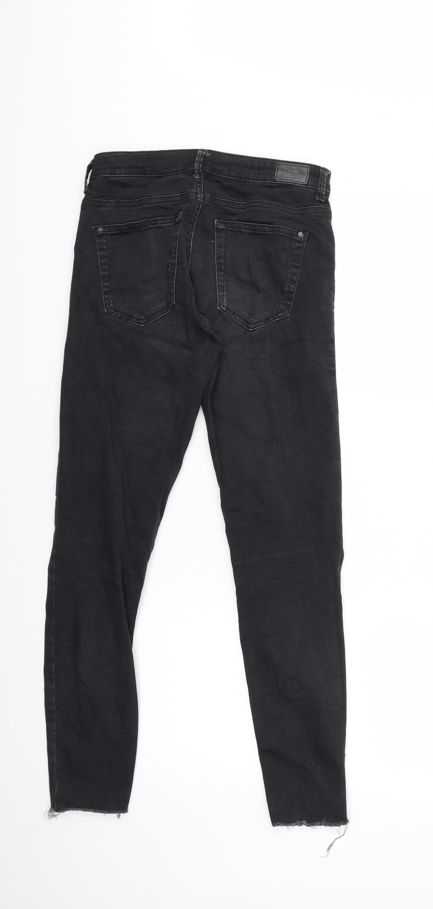 Bershka Womens Blue  Denim Skinny Jeans Size 10 L28 in