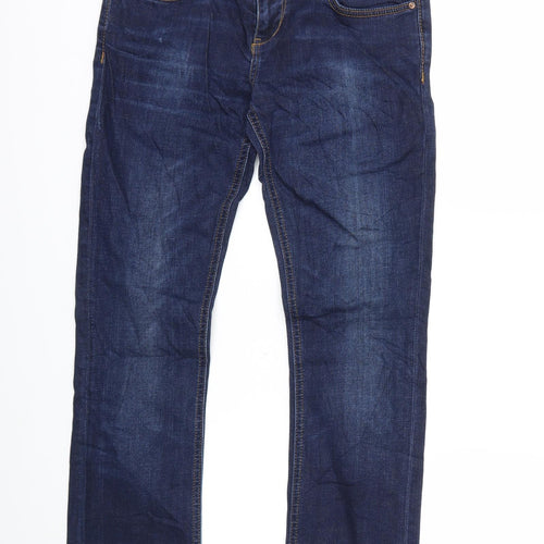 LTB Womens Blue  Denim Straight Jeans Size 28 in L32 in