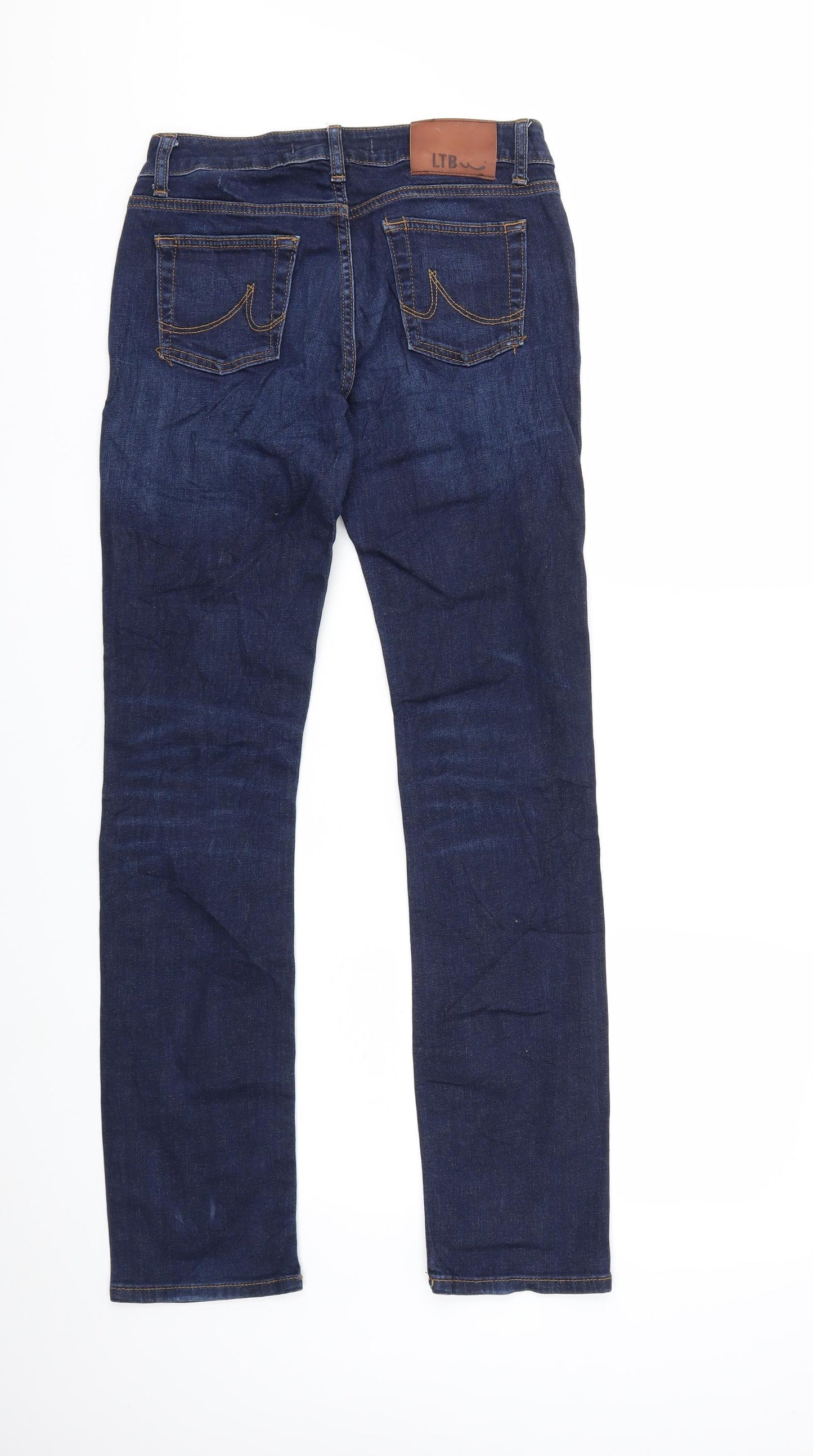 LTB Womens Blue  Denim Straight Jeans Size 28 in L32 in