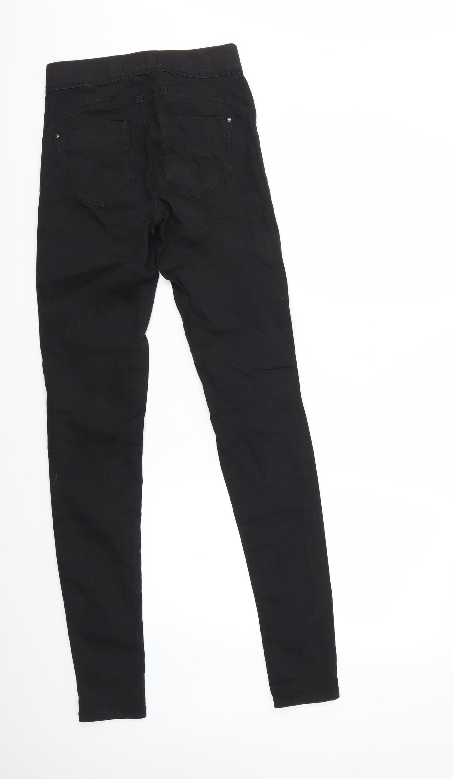 Denim & Co. Womens Black  Denim Skinny Jeans Size 6 L30 in