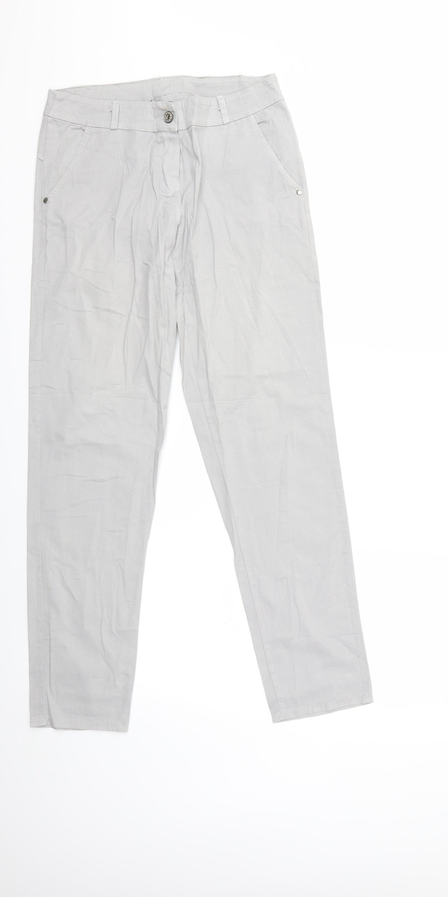 Preworn Womens Grey   Trousers  Size 29 in L29 in