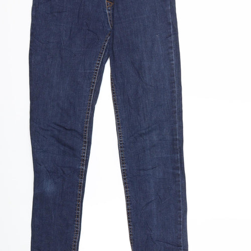 Preworn Womens Blue  Denim Skinny Jeans Size 33 in L34 in